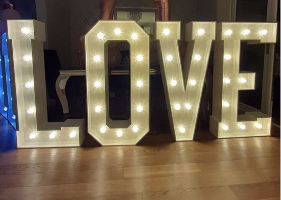 Picture of Light up love letters