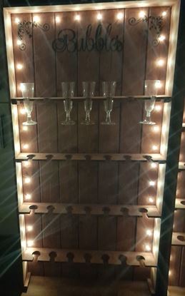 Picture of Led light up proseco wall