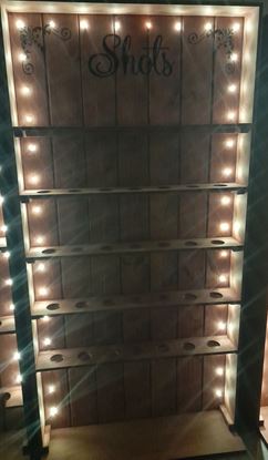 Picture of Led light up shots wall