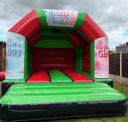 Picture of Green and red Velcro castle